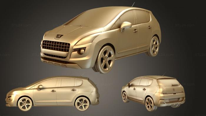 Vehicles (Peugeot 3008 2010, CARS_2995) 3D models for cnc